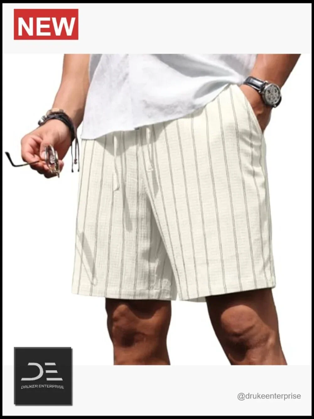 Men's Striped Casual 7